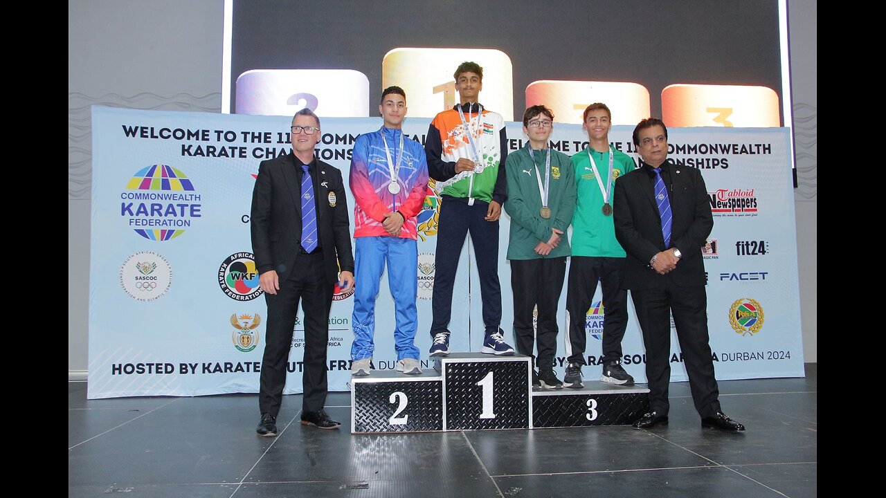 Rohan Ramineni-2024, 11th Commonwealth Karate Championships Gold Medalist #indiasportsnews #karate