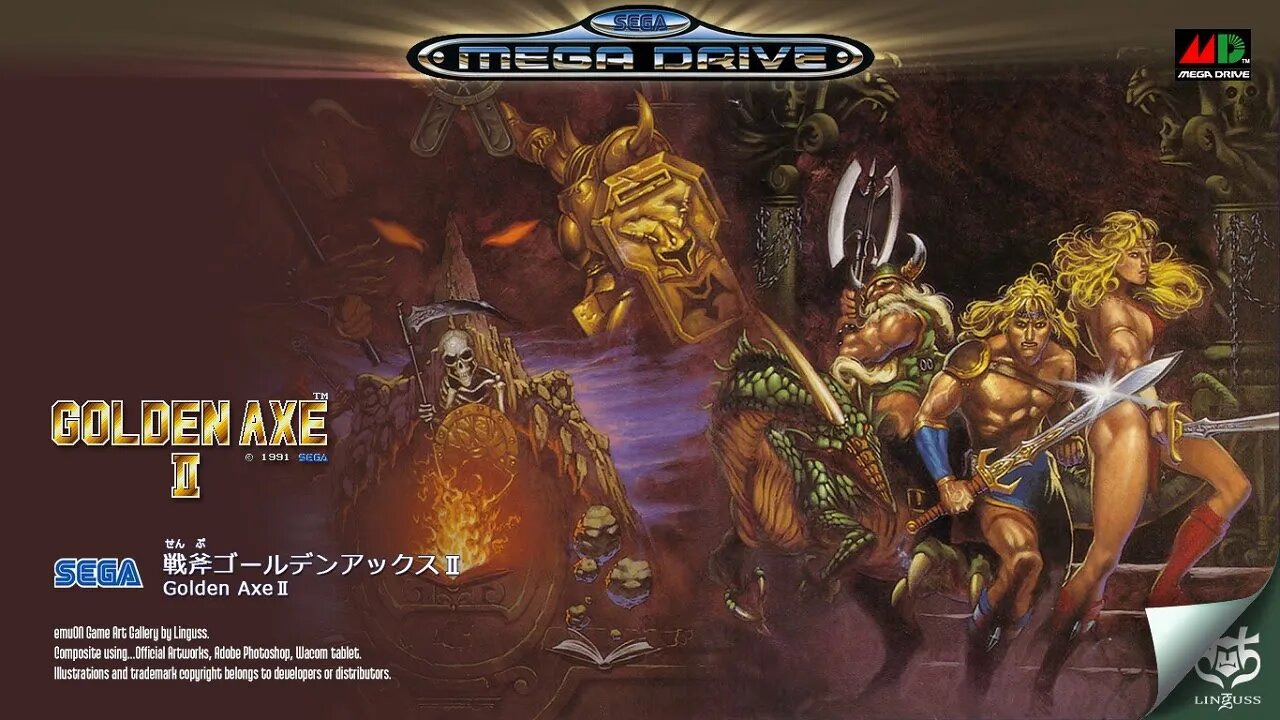 Golden Axe II - Mega Drive (Stage 03-Tower)