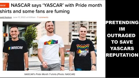 Nascar Says Yascar And They Lie About Outrage