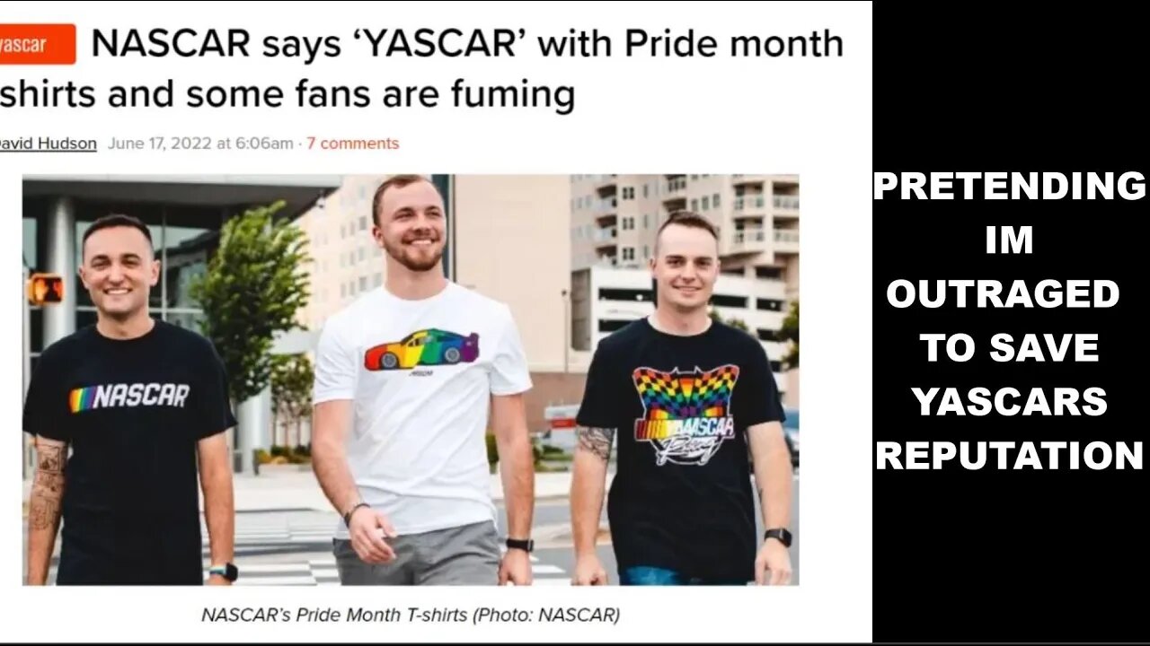 Nascar Says Yascar And They Lie About Outrage