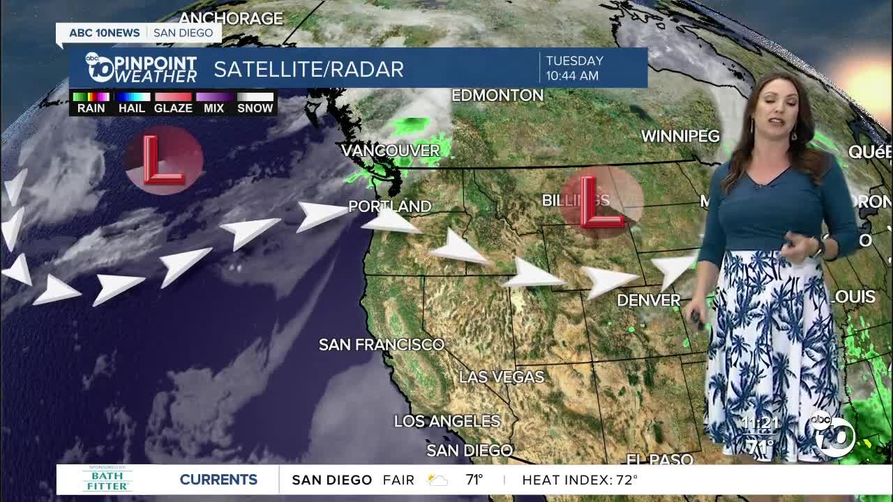 ABC 10News Pinpoint Weather with Meteorologist Megan Parry