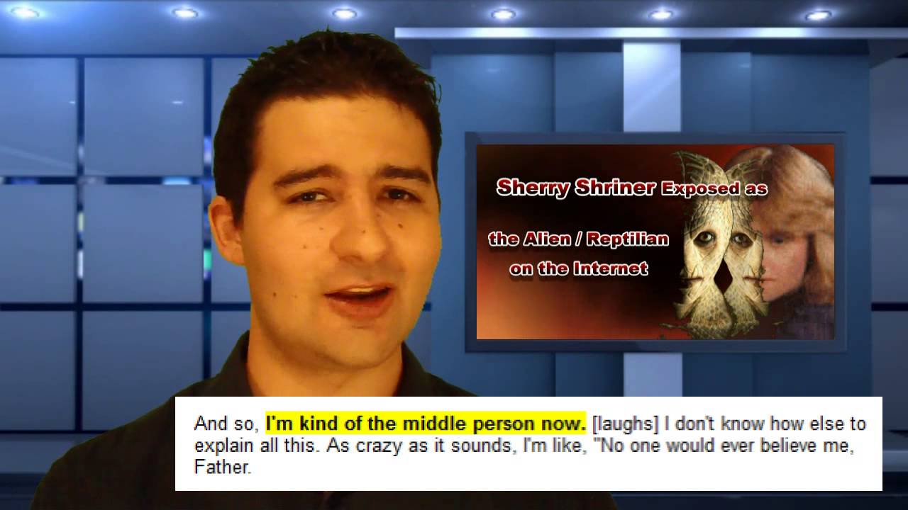 Reptilian/Alien on the Internet - Sherry Shriner, who she really is