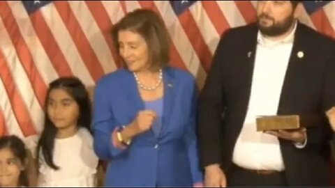 Nancy Throws "Dem" Bows