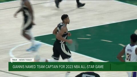 Giannis chosen as captain for NBA All-Star Game