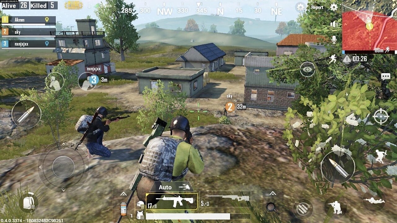 PUBG MOBILE: shooting all of them while Landing #pubgmobile