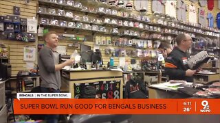 Bengals Buzz: Sales up 300% at downtown Cincinnati sporting goods store