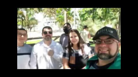 Círculo Monárquico promoveu ato contra a República no Centro