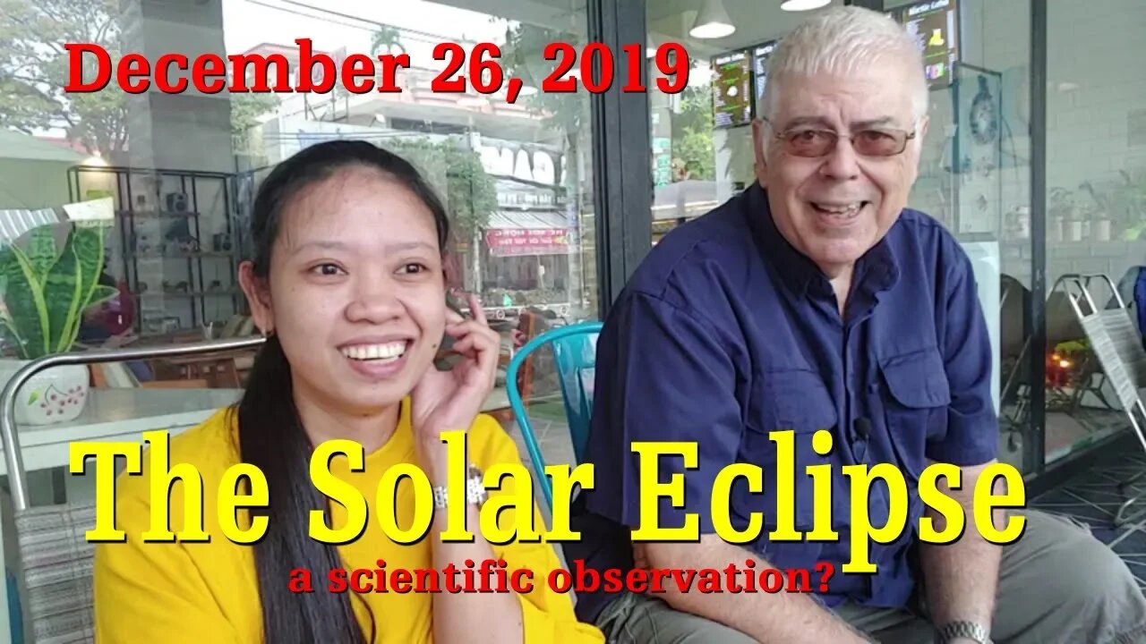 The Solar Eclipse - Dec 26 2019 - (pretty dumb VLOG)