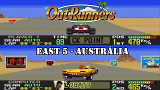 OutRunners (Mega Drive) - Trajeto: Austrália