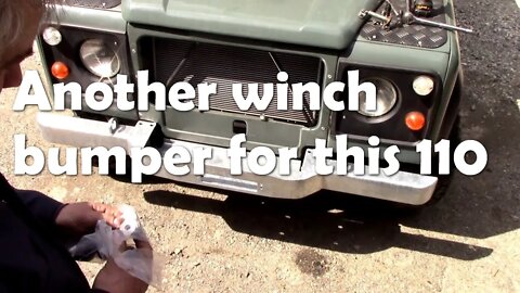 We have another winch bumper! Let's try it on and see if it fits!