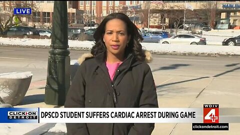 Highschool student struck by Cardiac Arrest during Basketball game in Detroit