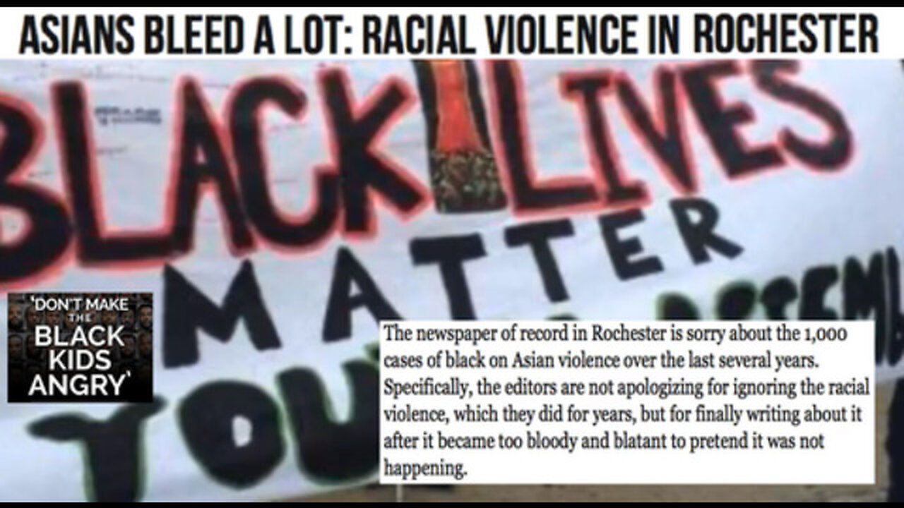 Colin Flaherty: Rochester Apologizes For Noticing Violence Against Asians Is From Blacks