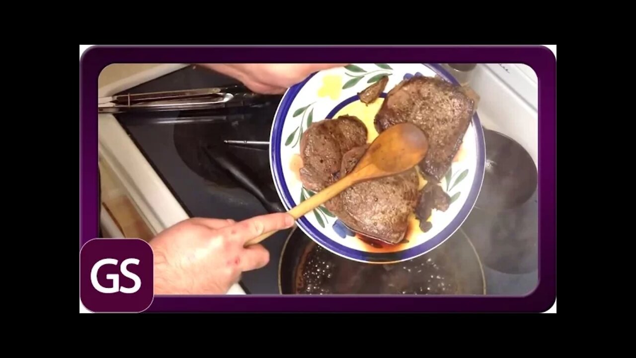 Garlic Mushroom Red Wine Sauce Steaks - CO Guy Stuff