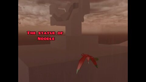 The statue of Noodle