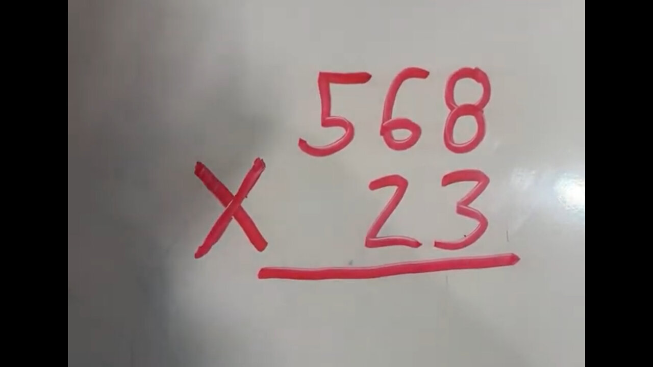 Multiplication 3 Digit by 2 Digit