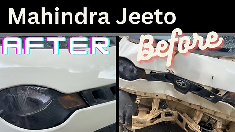 Mahindra Jeeto paint work