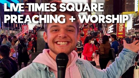 NEW YORK TIMES SQUARE STREET PREACHING