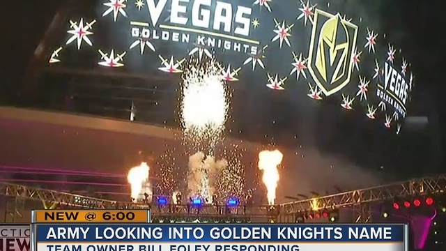 U.S. Army looking into choice of name for hockey team in Las Vegas