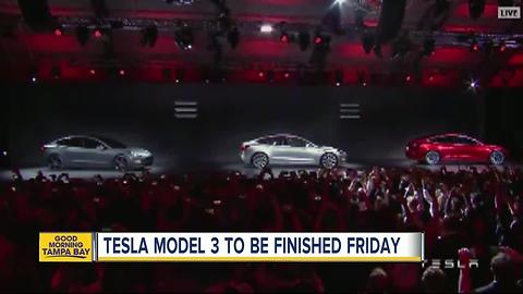 Tesla says its Model 3 car will go on sale on Friday