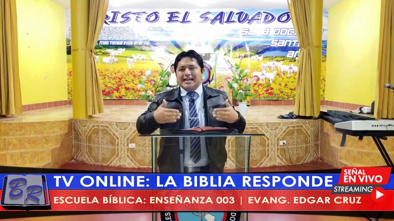 ESCUELA BÍBLICA; ENSEÑANZA 003 - EVANG. EDGAR CRUZ | TV LA BIBLIA RESPONDE