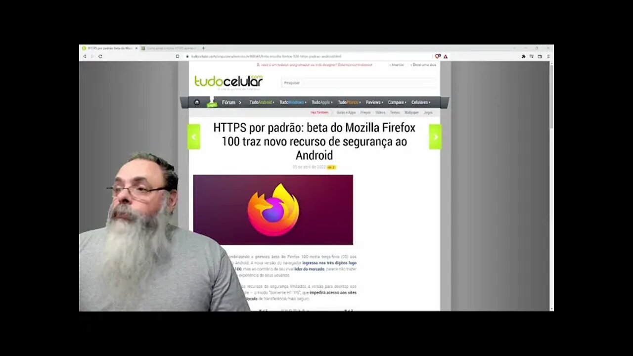 Firefox versão 100 coloca proteção contra HTTP por default