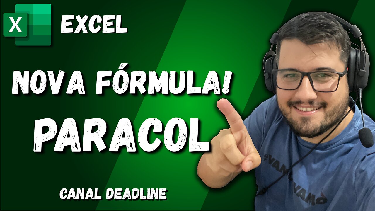 PARACOL - NOVA FÓRMULA DO EXCEL! COMO TRANSFERIR VALORES DE UMA TABELA PARA UMA COLUNA