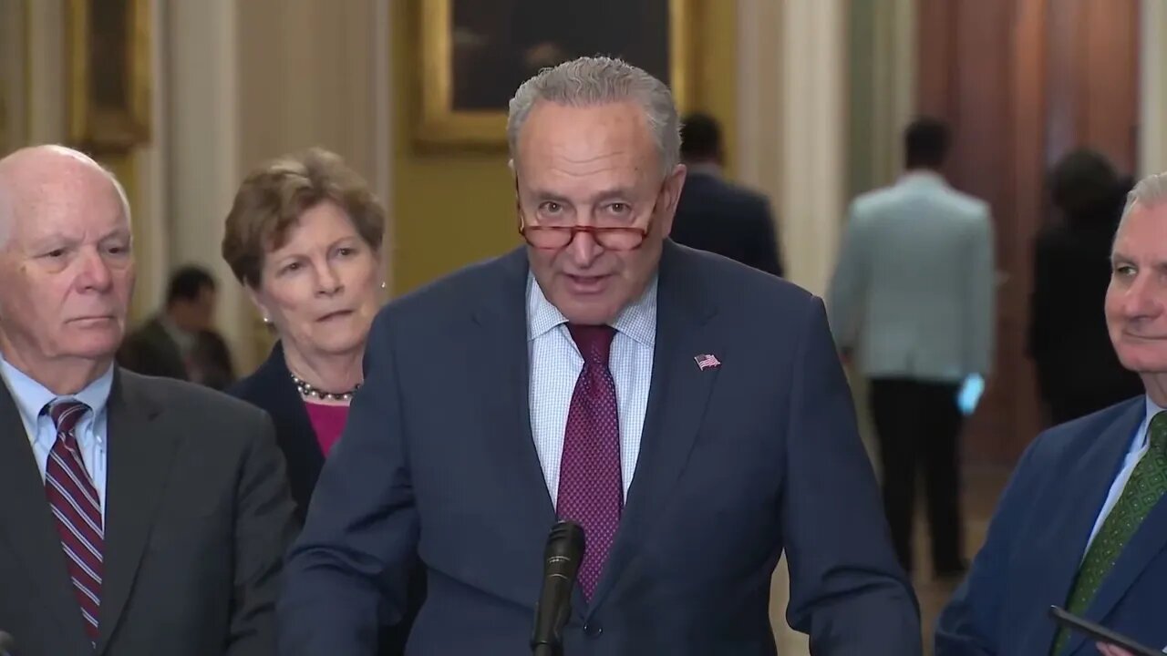 Democrat Senator Chuck Schumer "Not For Policy Changes" At Border, Favors "Senator Biden's Proposal"