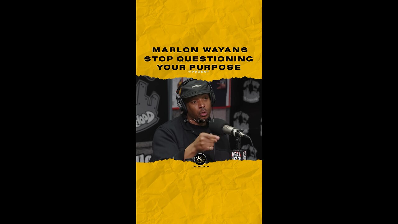 @marlonwayans Stop questioning your purpose. #marlonwayans 🎥 @bigboysneighborhood