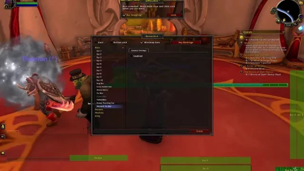 Using BarTender add-on to change World of Warcraft UI