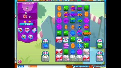 Candy Crush Level 2004 Talkthrough, 18 Moves 0 Boosters