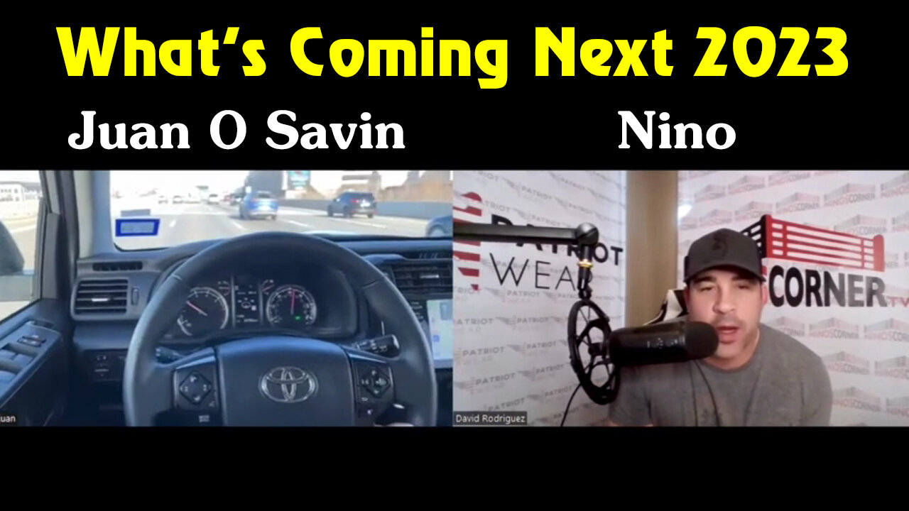 Juan O Savin "What's Coming Next" witth David Nino