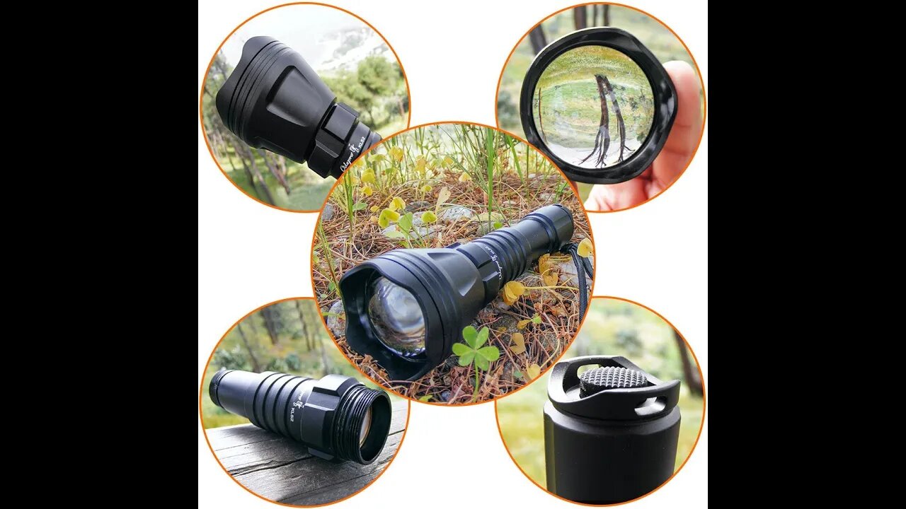 Odepro KL52Plus Zoomable Hunting Flashlight