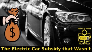 The Electric Car Subsidy that Wasn't