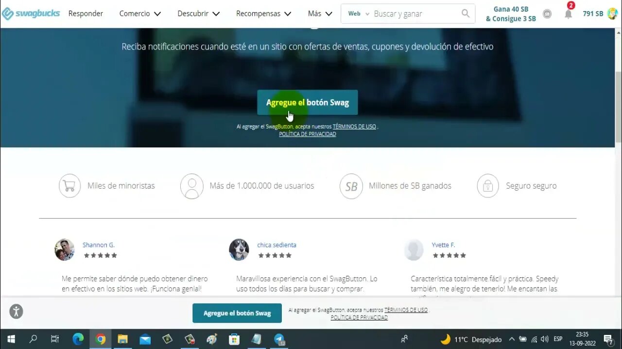 Swagbucks Tutorial (Review) Septiembre 2022 | Cómo Ganar Dinero por Internet $5.0 Gratis