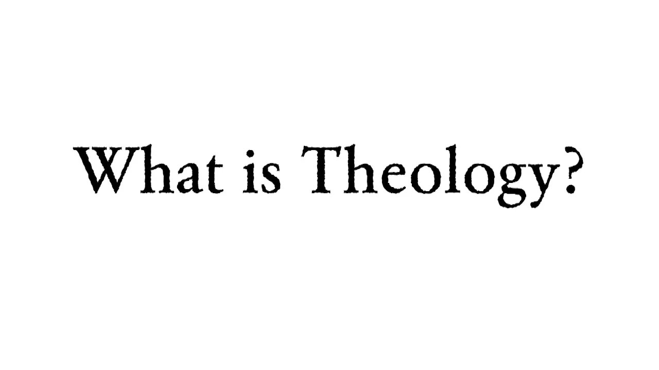 What is Theology? Faith Foundations with Dr. Todd Baker