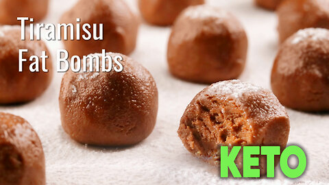 EASY Keto Tiramisu Bombs | Low-Carb Diet
