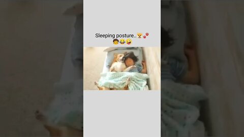 Sleeping posture..