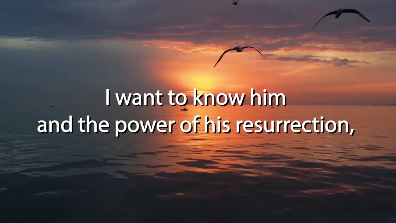 Philippians Chapter Three [Lyric Video] - The Bible Song