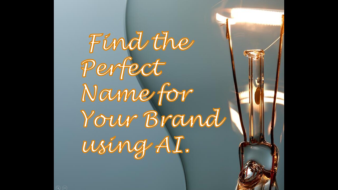 Find the Perfect Name for Your Brand using AI.