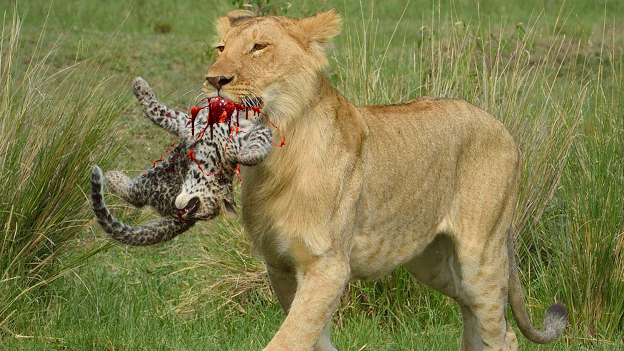 Lion vs Leopard - Most Amazing Moments Of Wild Animal Fights