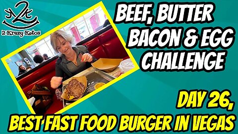 Beef Butter Bacon & Egg challenge, Day 26 | Exploring Vegas | Best Burger in Las Vegas | Eating meat