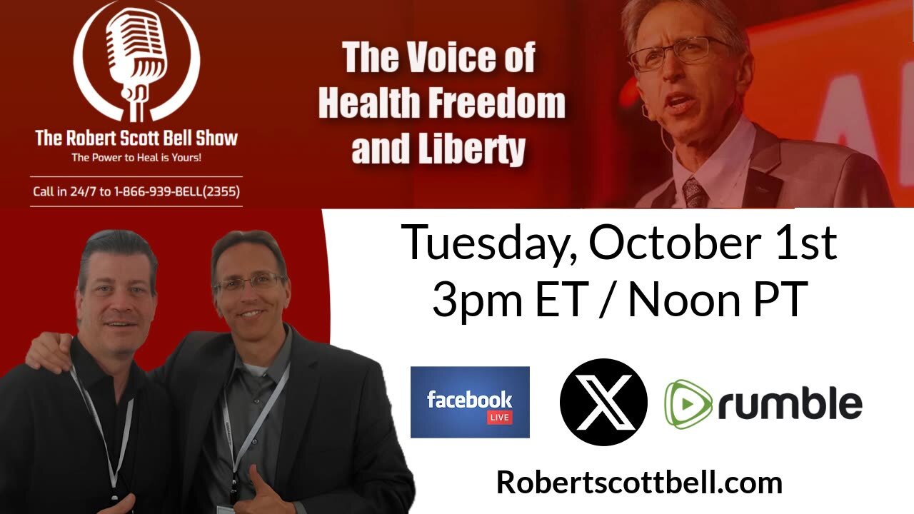 Healthcare Consumerism, Iron Overload, Nutrition Medical Training, Psychological Bioterrorism, Endocrine Disruptor Crisis - The RSB Show 10-1-24