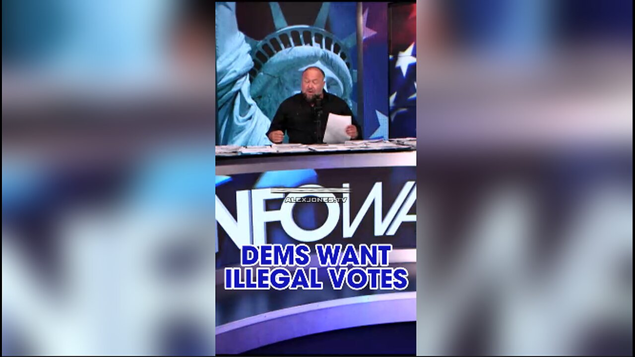 Alex Jones: Democrats Welcome Election Fraud - 7/11/24