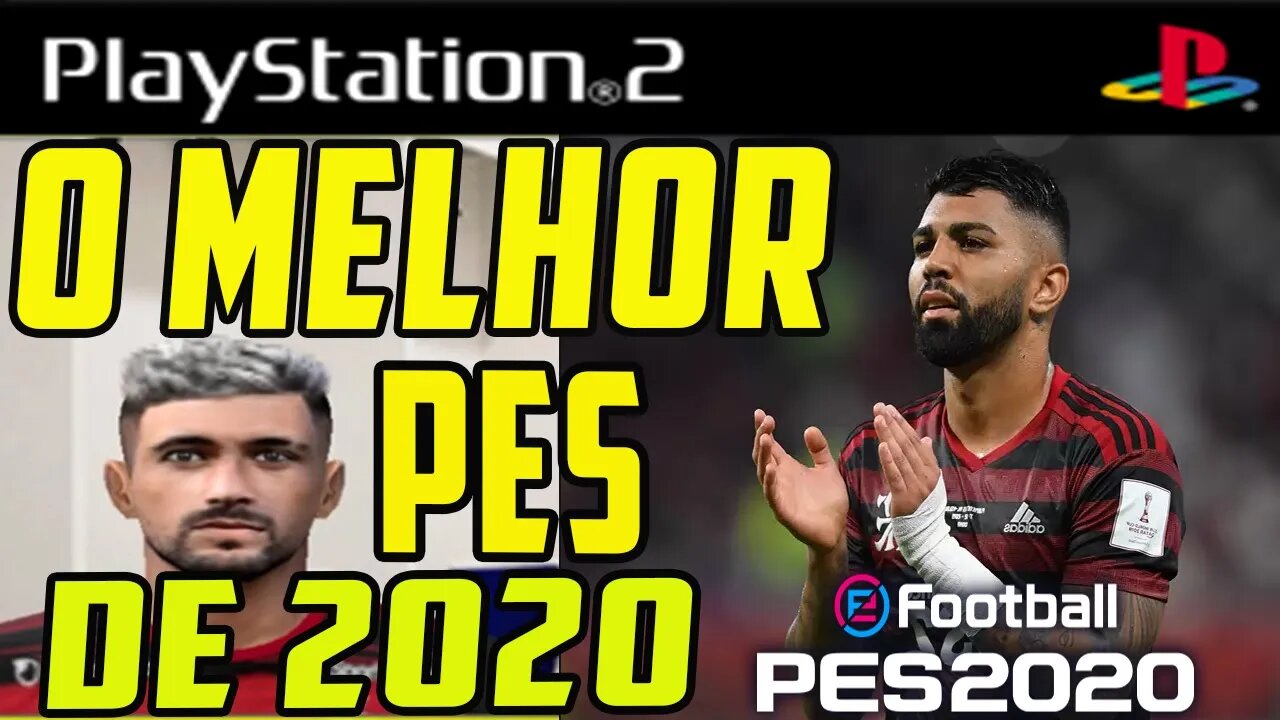PES 2020 PS2 100% ATUALIZADO O MELHOR PES DE 2020