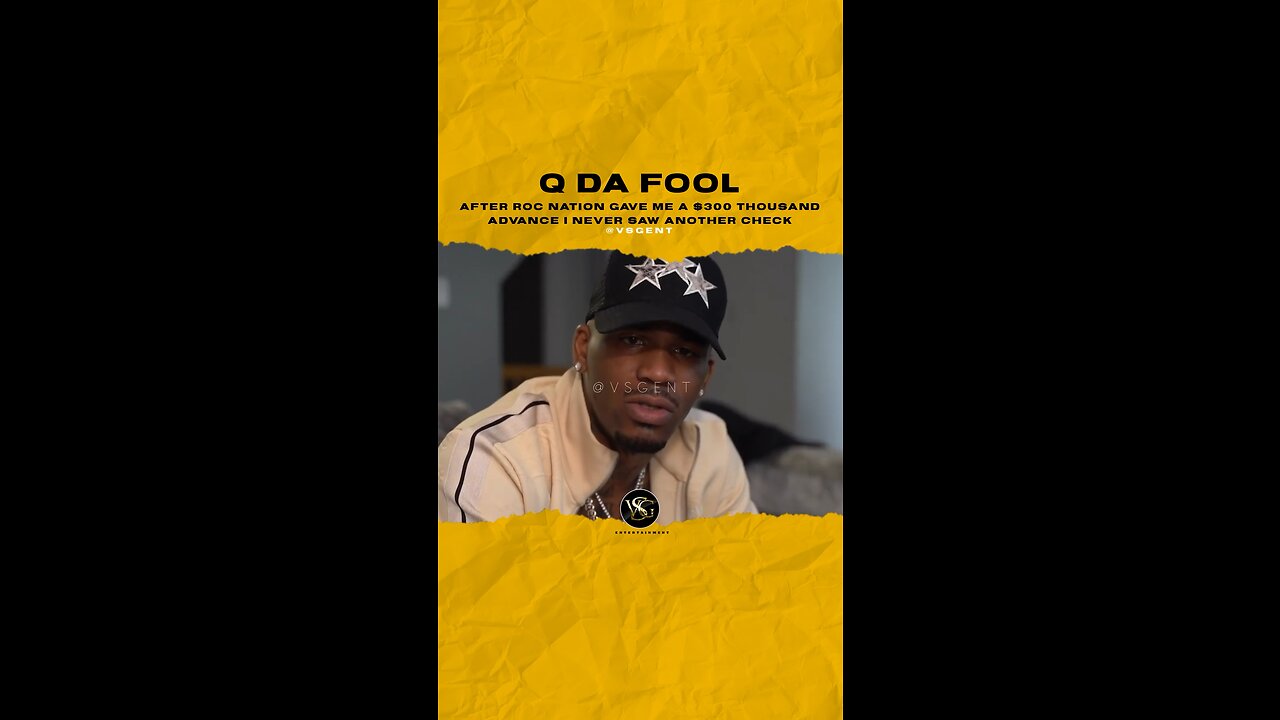 #qdafool After Roc Nation gave me a $300K advance I never 👀 another check. 🎥 @Saycheesetv