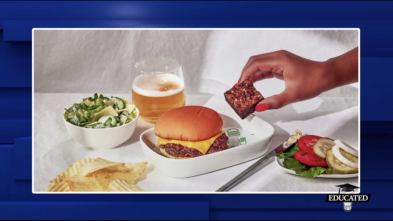 🍔Would You Pay More To Eat Fast Food At 30,000 Feet?