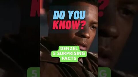 Facts About Denzel Washington | Do You Know? #shorts💡#motivation #facts #denzelwashington