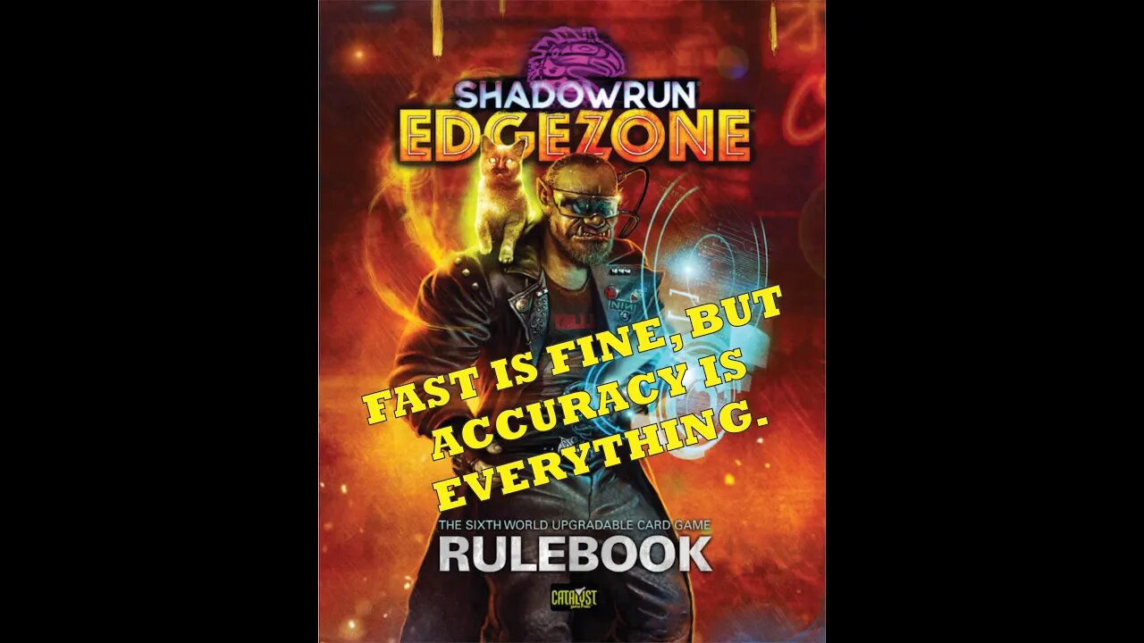 Shadowrun Edgezone Upgradeable Card Game Second Look