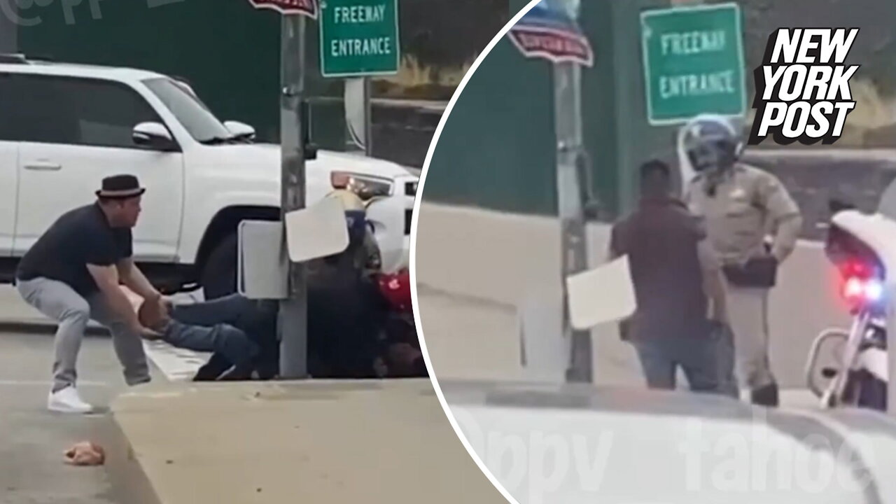 Good Samaritans rescue Calif. Highway Patrol officer from brutal beatdown