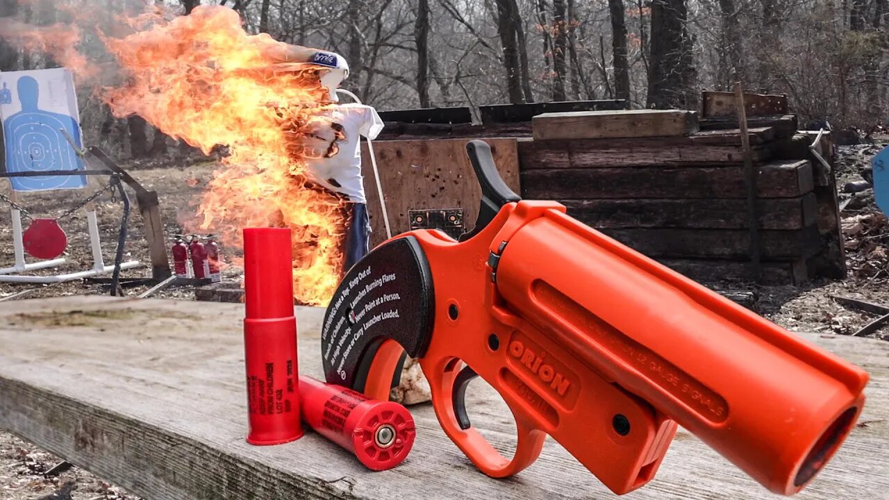 Flare Gun For Self Defense?!